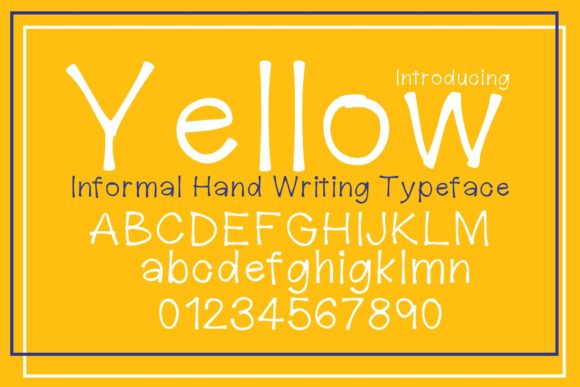 Yellow Font