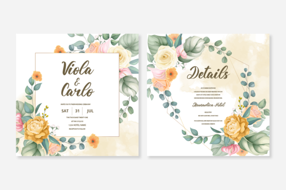 Yellow Sunflower Font Poster 4