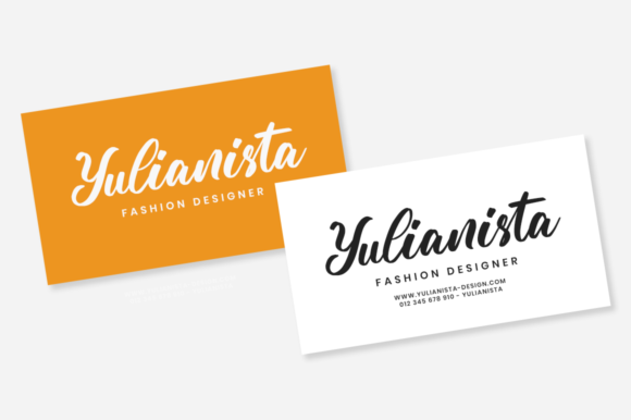 Yellow Sunflower Font Poster 5