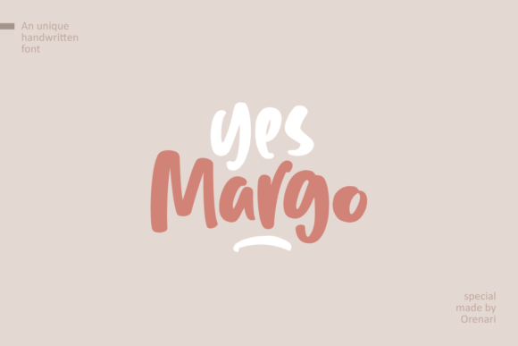 Yes Margo Font Poster 1