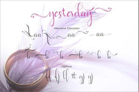Yesterday Font Poster 5