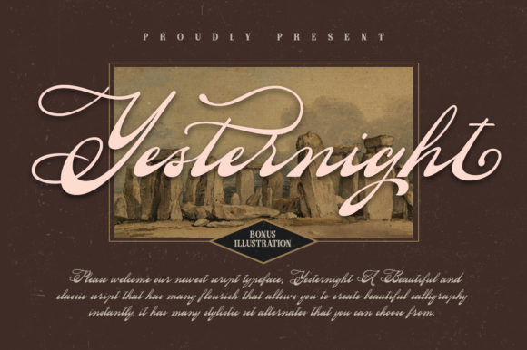 Yesternight Font