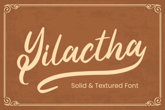 Yilactha Font Poster 1