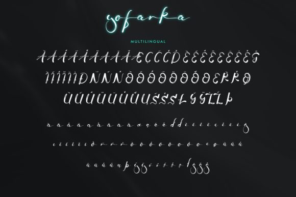 Yofanka Font Poster 7