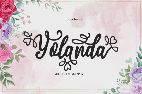 Yolanda Font Poster 1