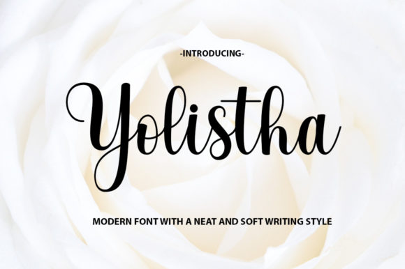 Yolistha Font Poster 1