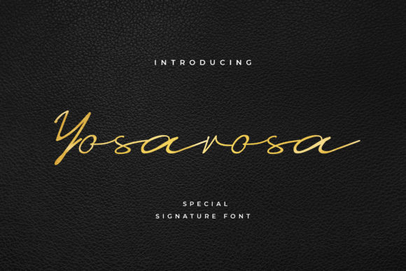 Yosarosa Font Poster 1