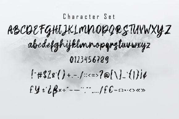 Yoshire Font Poster 5