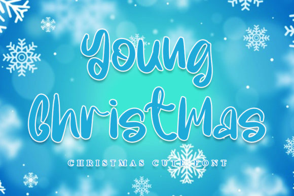 Young Christmas Font Poster 1