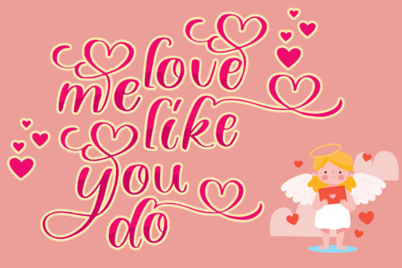 Your Love Be Mine Font Poster 2
