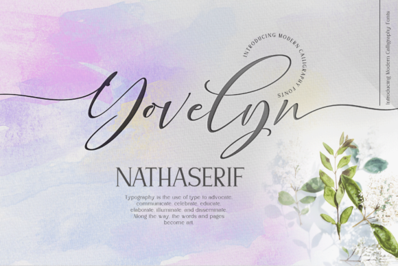 Yovelyn Font Yovelyn Font Poster 1
