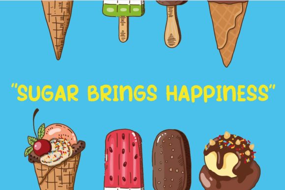 Yummy Foodies Font Poster 5