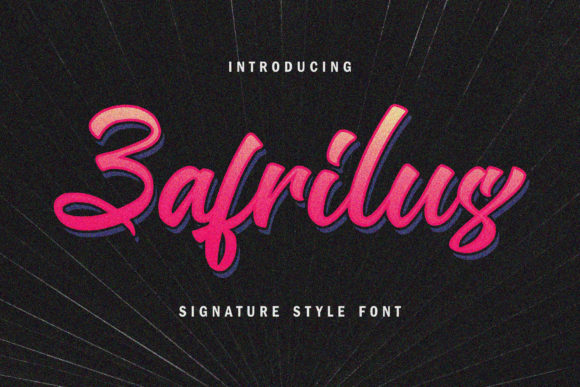 Zafrilus Font