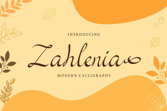 Zahlenia Font Poster 1