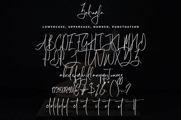 Zakingla Font Poster 11