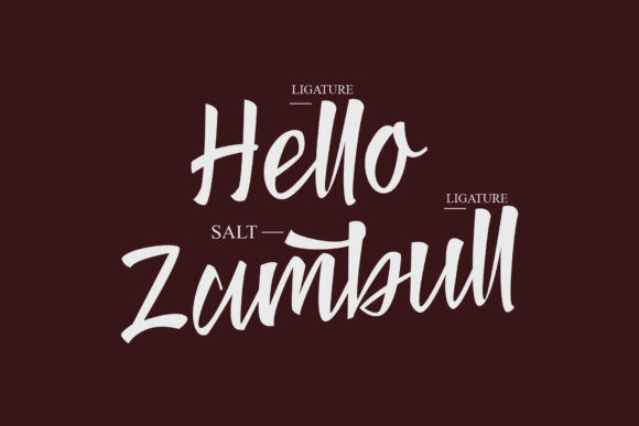 Zambull Font Poster 5