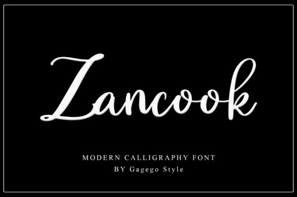 Zancook Font