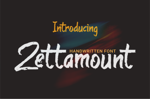 Zettamount Font Poster 1