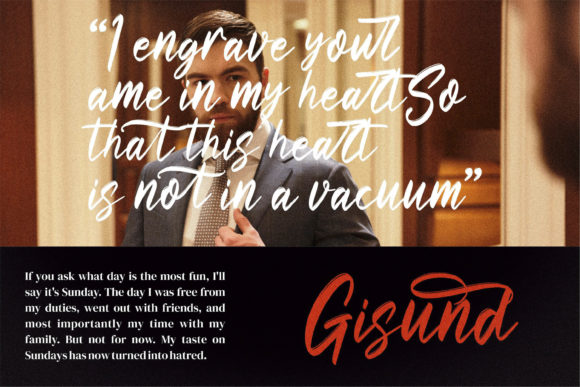 Zettosaid Font Poster 7