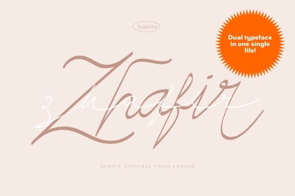 Zhafir Script Font