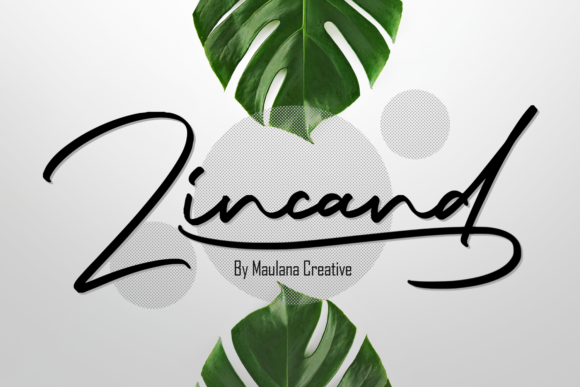 Zincand Font Poster 1