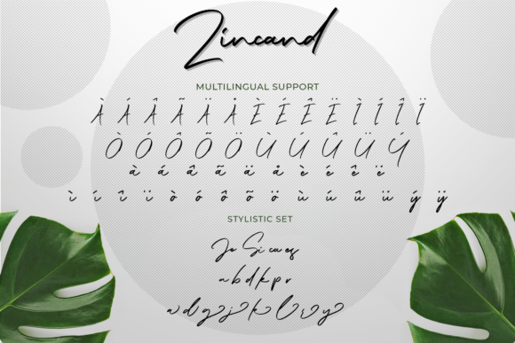 Zincand Font Poster 5