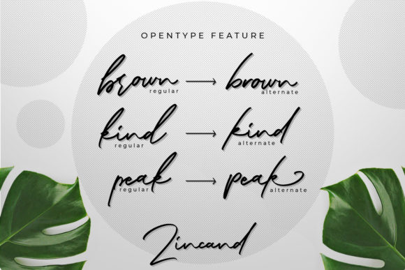Zincand Font Poster 10