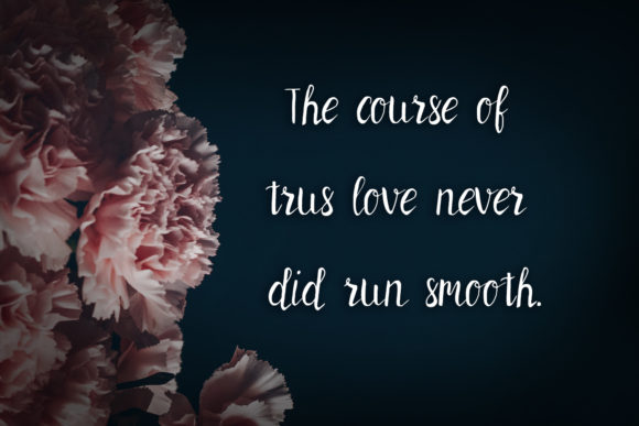Zinnia Font Poster 3