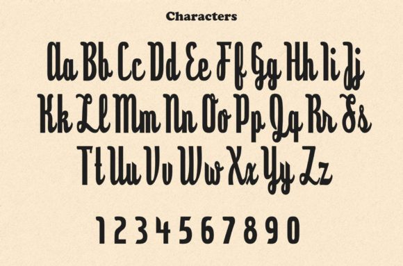 Zipolite Font Poster 2