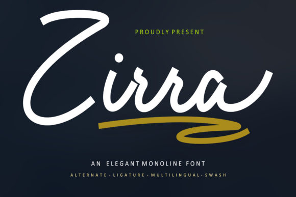 Zirra Font Poster 1