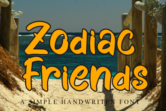 Zodiac Friends Font Zodiac Friends Font Poster 1