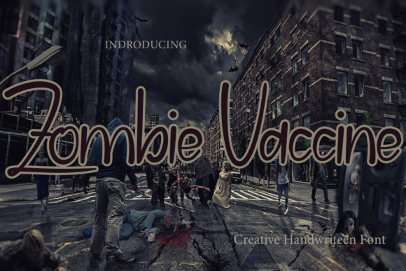 Zombie Vaccine Font Poster 1