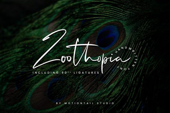 Zoothopia Font Poster 1