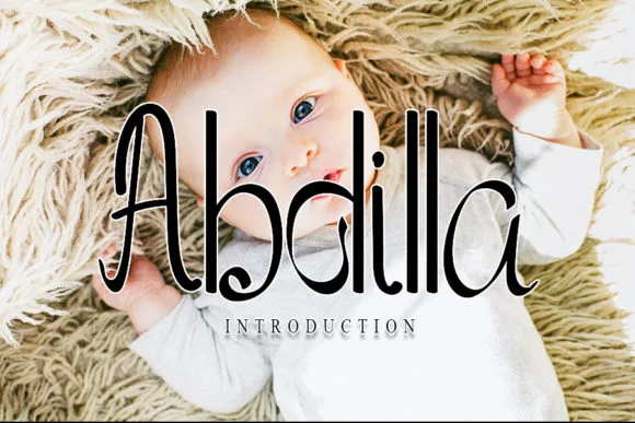 Abdilla Font Abdilla Font Poster 1