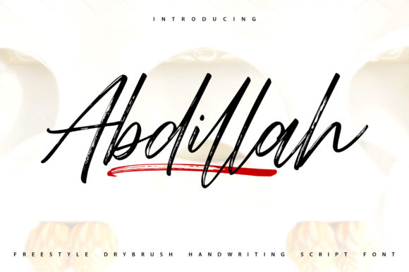 Abdillah Font Poster 1