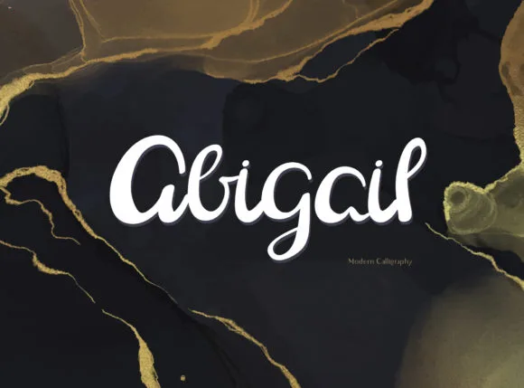 Abigail Font Abigail Font Poster 1