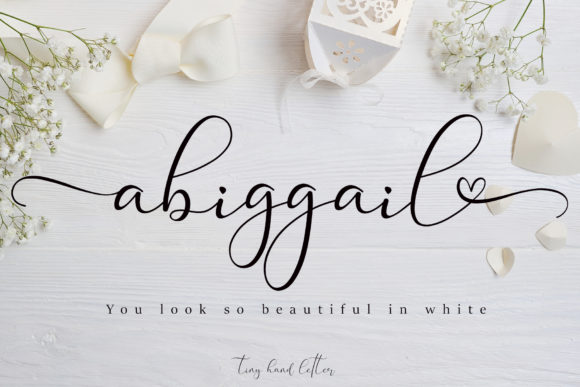 Abiggail Font Poster 1