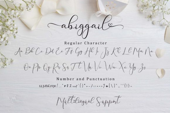 Abiggail Font Poster 9