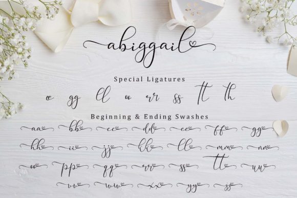 Abiggail Font Poster 10