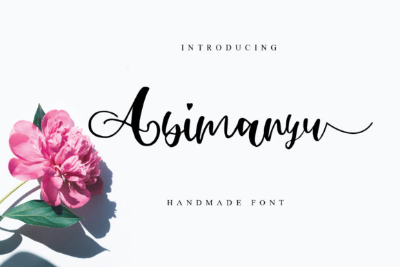 Abimanyu Font Poster 2