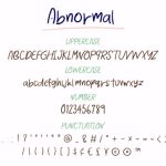 Abnormal Font Poster 3
