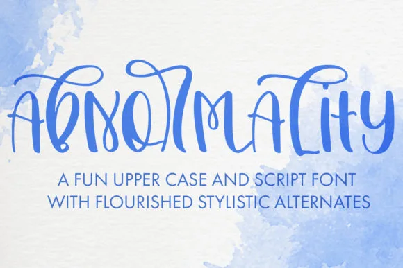 Abnormality Font Abnormality Font Poster 1