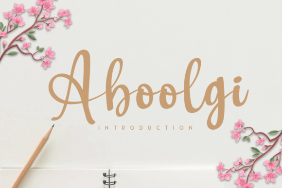 Aboolgi Font Poster 1