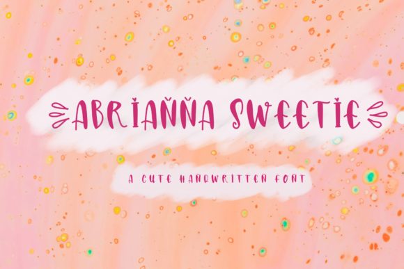 Abrianna Sweetie Font Poster 1