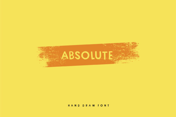 Absolute Font Poster 1