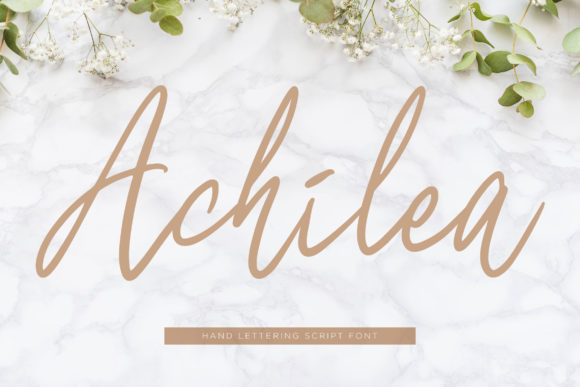 Achilea Font Poster 1