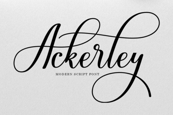 Ackerley Font Poster 1