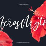 Acrosmyth Font Poster 1