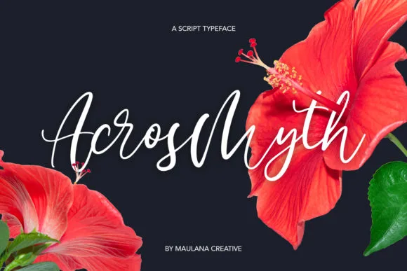 Acrosmyth Font Acrosmyth Font Poster 1