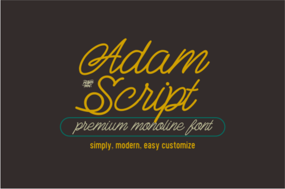 Adam Script Font